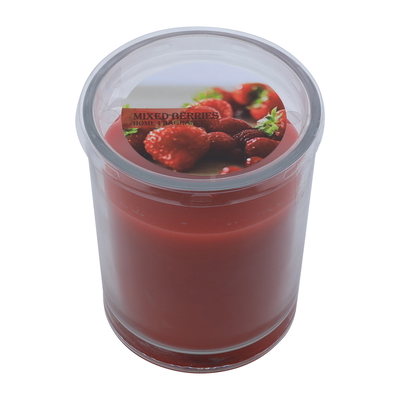 شمع بكأس بلاستيك السيف غاليري، رائحة التوت - احمر product image 1