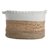 Al Saif Gallery Cotton Baskets Set, 25-30-28 cm, 3 Pieces, Round - Beige product image 2