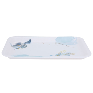 Al Saif Gallery plastic serving tray, 32.8 x 24 x 2 cm, rectangle - white product image