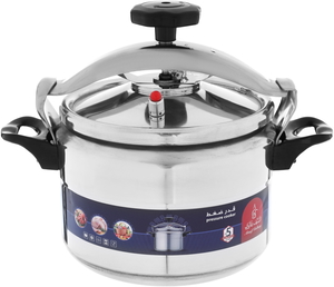 Tefal Al Saif Gallery Volcano Aluminum Pressure Cooker, 7 Liters - Silver product image