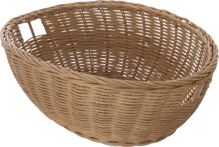 Al Saif Gallery wicker basket, 40x30x15.6 cm, handle - brown product image 2