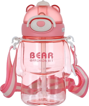 Al Saif Gallery Plastic Water Bottle for Children, 800 ml - Pink product image