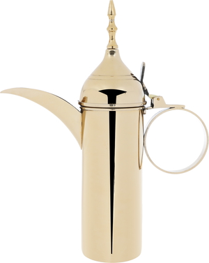 Al Saif Gallery Dallah Arabic coffee Steel, 1 liter - Gold product image