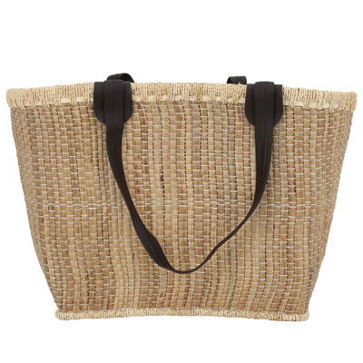 شنطة ترامس خوص السيف غاليري، 52×32 سم - بيج غامق product image 1