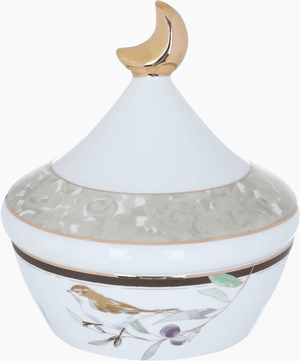 Al Saif Gallery porcelain Tamriya, 12x12x14 cm, cover - white product image