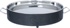 Al Saif Gallery steel food warmer, 14 x 46 x 54 cm, circular - black silver product image 3