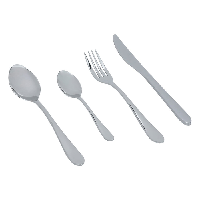 Al Saif Gallery Oval Cutlery Set, 24 Pieces - Silver product image 3