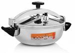 Al Saif Gallery Aluminum Steam Pressure Cooker, 9 Litres, 32 Cm - Silver product image 1