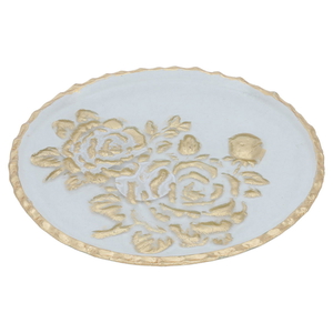 Al Saif Gallery glass dessert plate, 20 x 20 x 2 cm, circular - white product image