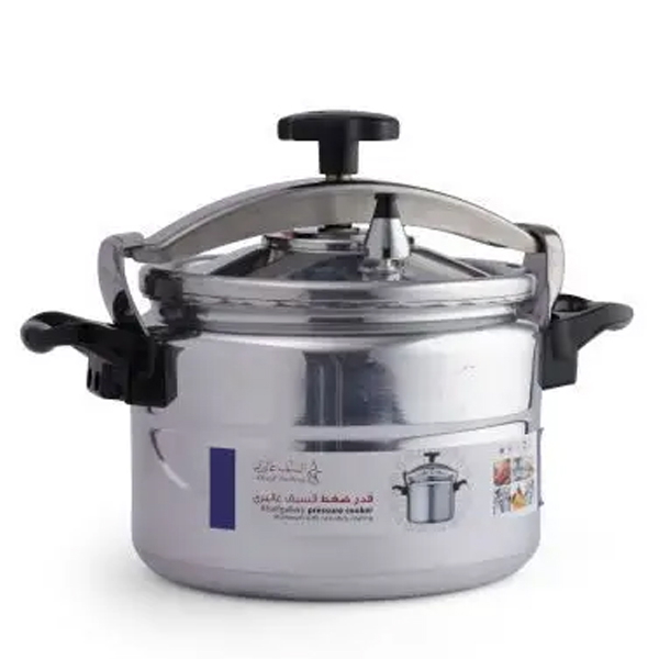 Tefal Al Saif Gallery Aluminum Pressure Cooker, 9 Liter - Silver product image 1