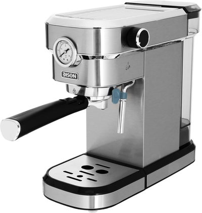 Edison SCM-01586 Espresso and Coffee Maker, 1350 Watt, 1.1 Liter - Silver product image 1