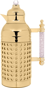 Al Saif Gallery Sarah Steel Thermos Set, 1/1 Liter, 2 Pieces - Gold product image 3