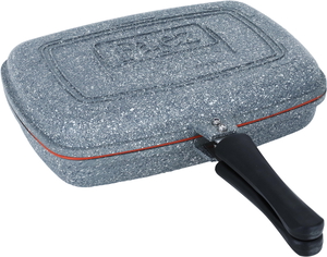 Falez double-sided granite frying pan, 34 cm, rectangular - grey product image