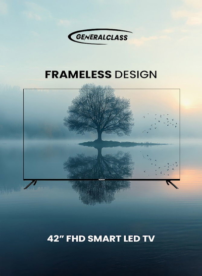 تلفزيون سمارت جنرال كلاس، 42 بوصة، فول اتش دي، ليد، اندرويد 14، 42US8000 - اسود product image 4