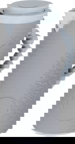 ترمس رويال 7 زجاج السيف غاليري، 1 لتر، هيكل خارجي بلاستيك بغطاء جلد - بيج product image 2