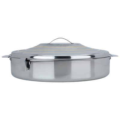حافظة طعام استيل السيف غاليري، 50 سم، بيضاوي، مذهب - فضي product image 1