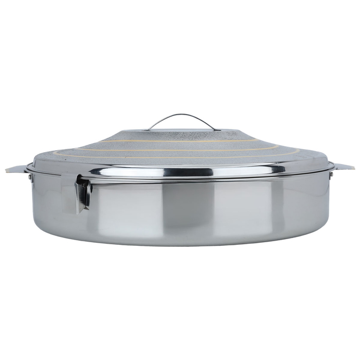 حافظة طعام استيل السيف غاليري، 50 سم، بيضاوي، مذهب - فضي product image 1