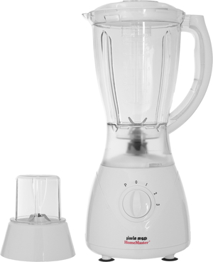 Home Master Hm-434 Electric Blender With Grinder, 1.5L, 350W, 3 Speeds - White product image