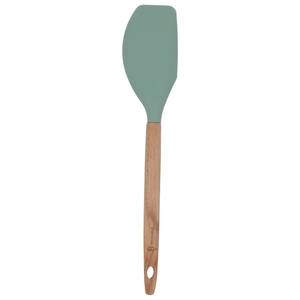 Al Saif Gallery silicone spoon, with wooden handle - green product image