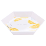 Al Saif Gallery plastic plate, 18 x 18 x 3 cm, hexagonal - white product image 1