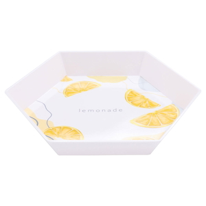 Al Saif Gallery plastic plate, 18 x 18 x 3 cm, hexagonal - white product image