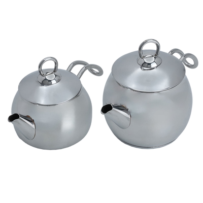 Steel Hascevher Teapot Set, 2 Pieces, 1/1.5 Liter - Silver product image 2