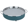 Steel Al Saif Gallery Food Heater, 54 x 46 x 14 cm, Round - Dark Blue product image 1