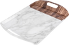 Al Saif Gallery Melamine Serving Tray, 18 cm, Marble Wooden Pattern - White product image 2