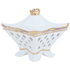 Al Saif Gallery Tamriya with porcelain lid, 12 x 12 x 8 cm, cover - white product image 1