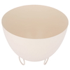 Al Saif Gallery Plated Iron Bowl, 25x25x20, deep, with legs - light beige product image 2