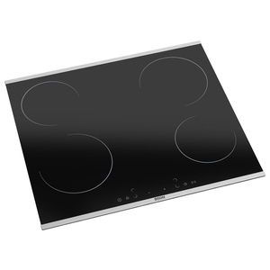 Edison Ceramic Electric Built-In Cooker, 6000 Watt, 4 Burners, 60 X 60 Cm - Black product image