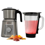 Edison Steel Blender, 600W, 1.5L, 2 Speeds, Grinder, BL-730 - Silver product image 1