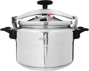 Al Saif Gallery Volcano Aluminum Pressure Cooker, 11 Liter - Silver product image