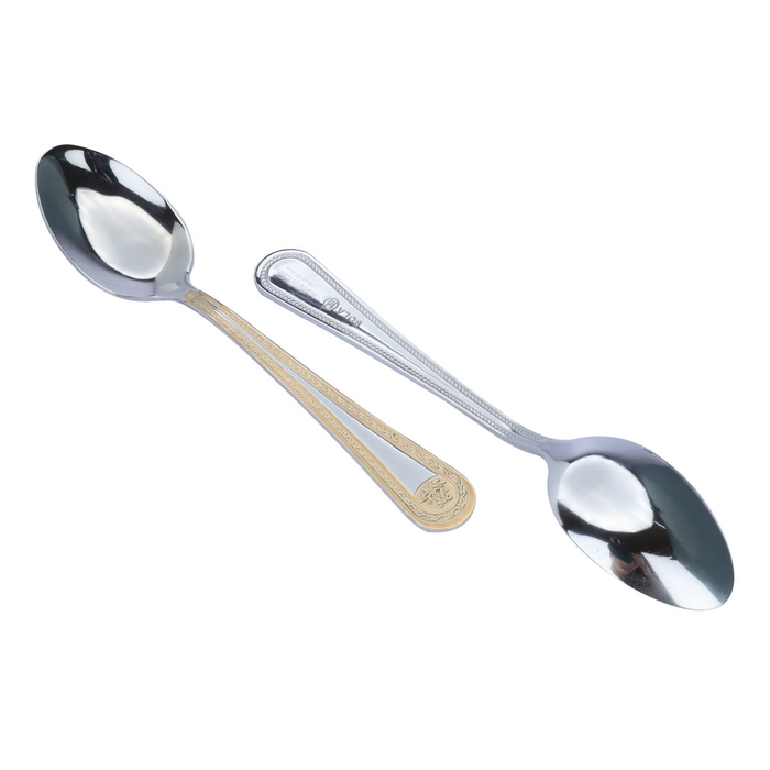 Al Saif Gallery Steel Sweet Spoons Set, 6 Pieces - Silver product image 2