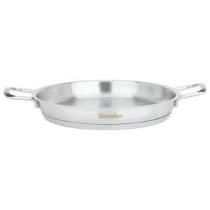 Al Saif Gallery Turkish Steel Omelet Pan, 24 x 3.5 cm, Handle - Silver product image