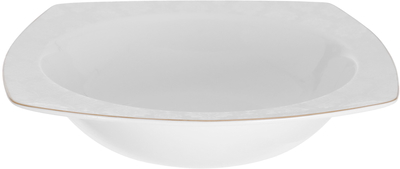 Dania porcelain dining set, 77 pieces, square, gold-white edges product image 13