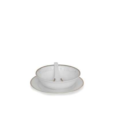 طقم سفرة بورسلان السيف غاليري، 86 قطعة - ابيض product image 4