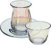 Al Saif Gallery Crystal Tea Iskanat Arabic Coffee Cups Set, 18 Pieces - Clear product image 1