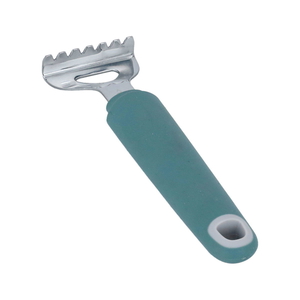 Alsaif Gallery Steel Fish Peeler, With Silicone Handle - Green product image