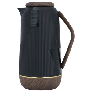 Al Saif Gallery Rawaa thermal glass thermos, 1 liter - black product image