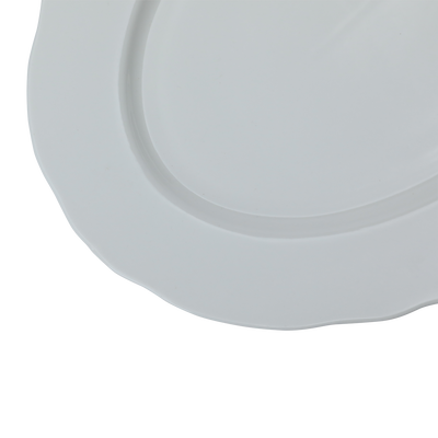 Al Saif Gallery porcelain plate, 14 inches, oval - white product image 2