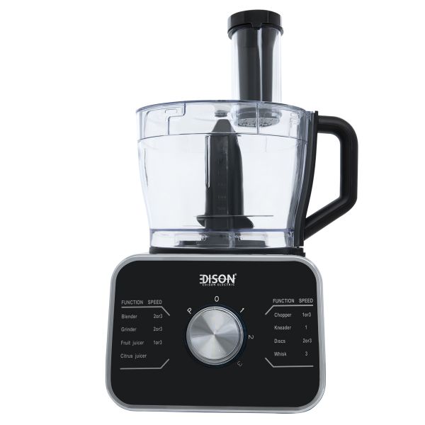 محضر طعام إديسون، 1100 واط، متعدد الوظائف - اسود product image 2