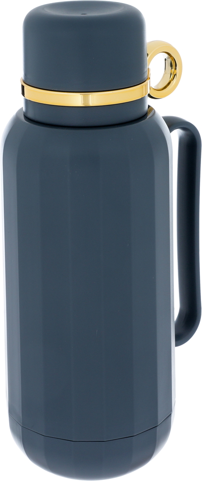 Al Saif Gallery Plastic Rahal Thermos, 1 Liter - Dark Blue product image 2