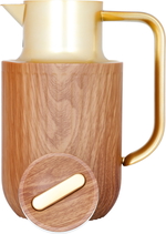 Laura Plastic Everest Thermos, 1 liter, gold-brown handle product image 3