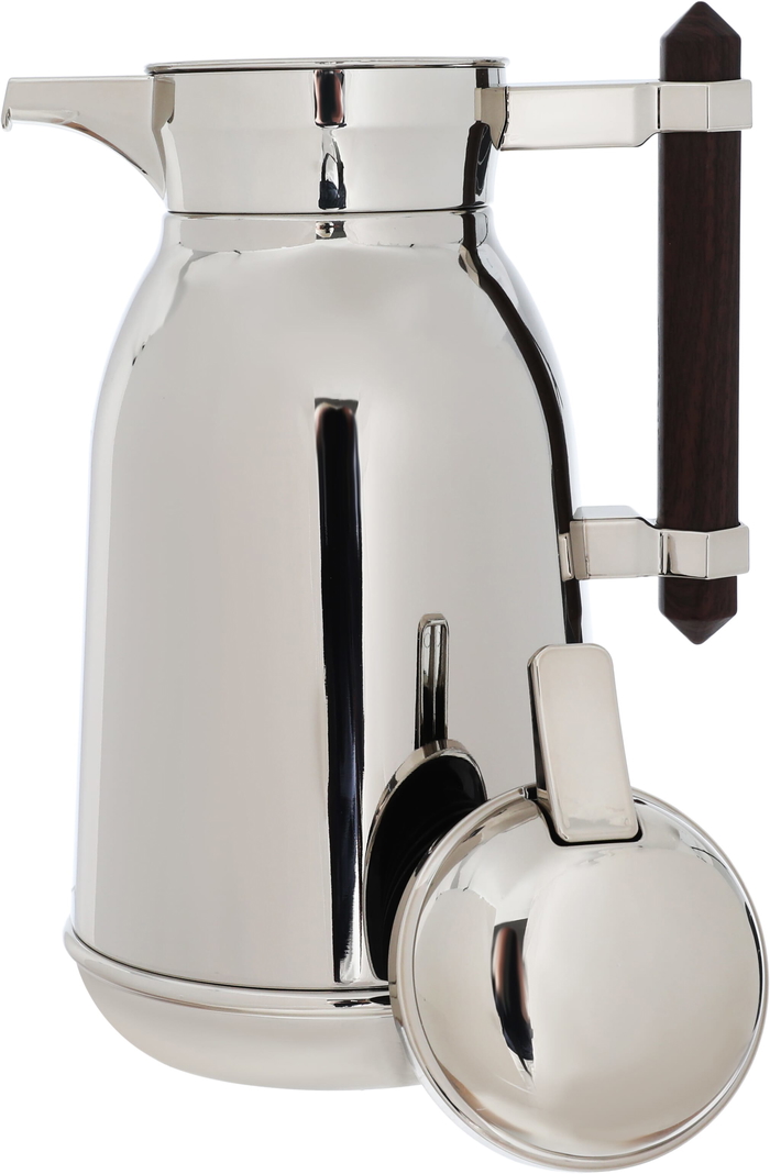 Al Saif Gallery Steel Thermos Set (Shahd), 1 liter - 0.75 liters, 2 pieces - silver product image 8