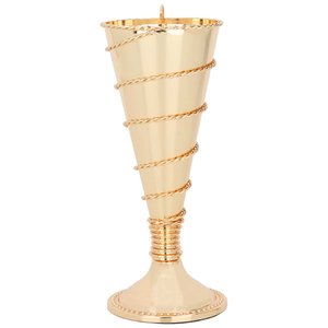 مبخرة استيل السيف غاليري، شكل حلزوني - ذهبي product image