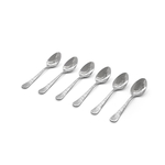 Al Saif Gallery steel cutlery set, 6 pieces, engraved - silver product image 1