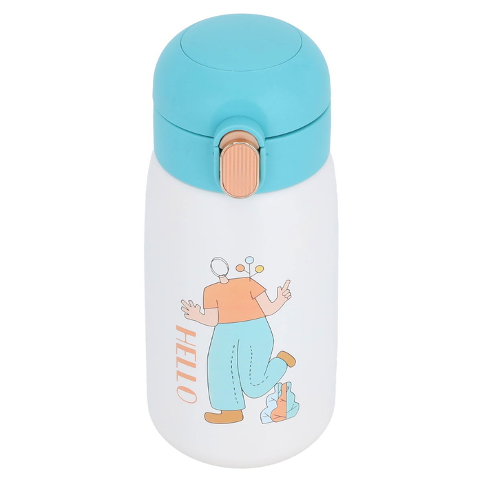 Al Saif Gallery Plastic Water Bottle for Children, 420 ml - Transparent product image 1