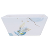 Al Saif Gallery plastic salad plate, 24 x 24 x 10 cm, square - white product image 1