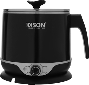 Edison Electric Rice Cooker, 1.8 Liters, 1000 Watts - Black product image